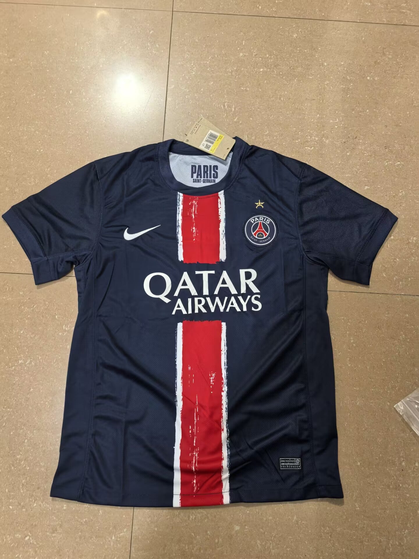 24/25欧冠冠军球衣 成人运动T恤