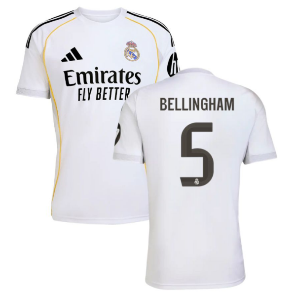 Real Madrid Home Jersey 2025-2026 Mbappe