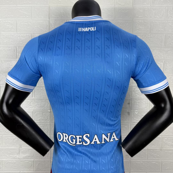 SSC Napoli 2025/26 Home Jersey | EA7 Official Fan Version - Customizable Names/Numbers
