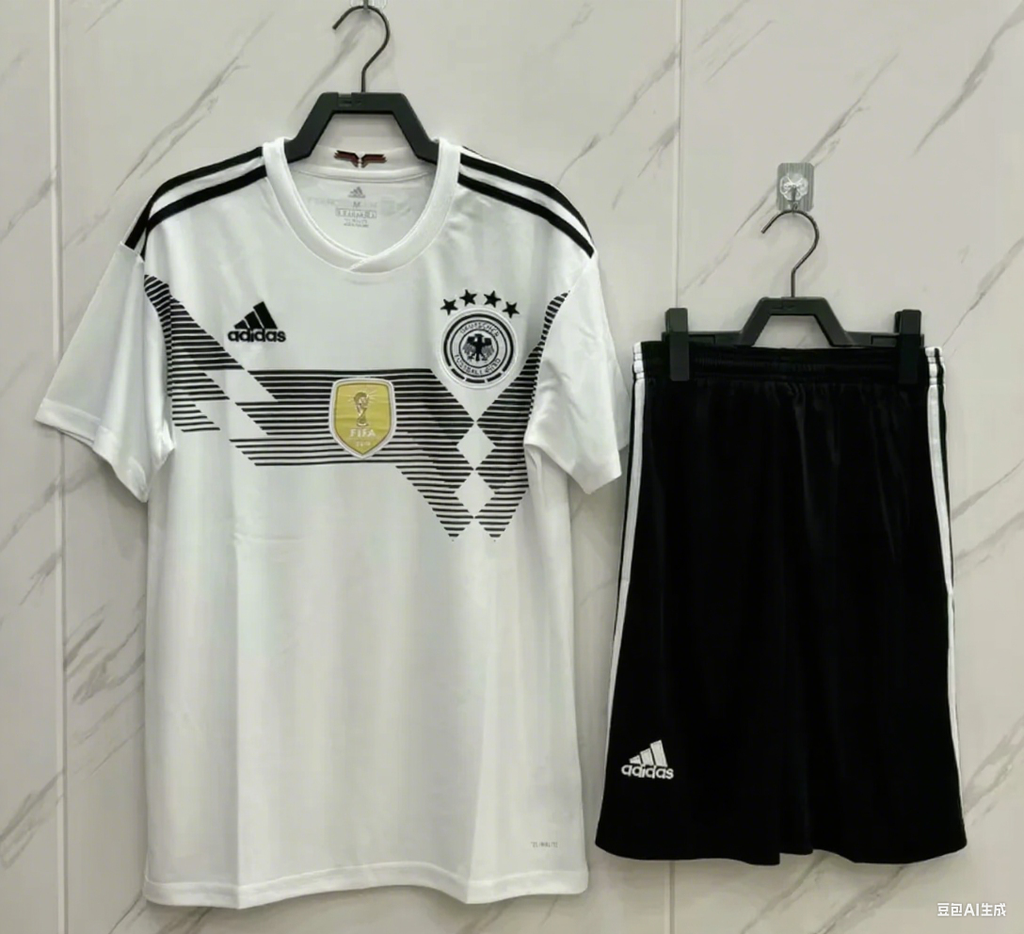 18-19 白色套装足球运动服