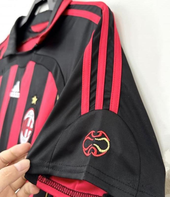 06-07AC米兰 速干运动衣 足球球衣