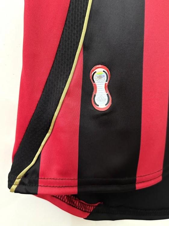 06-07AC米兰 速干运动衣 足球球衣