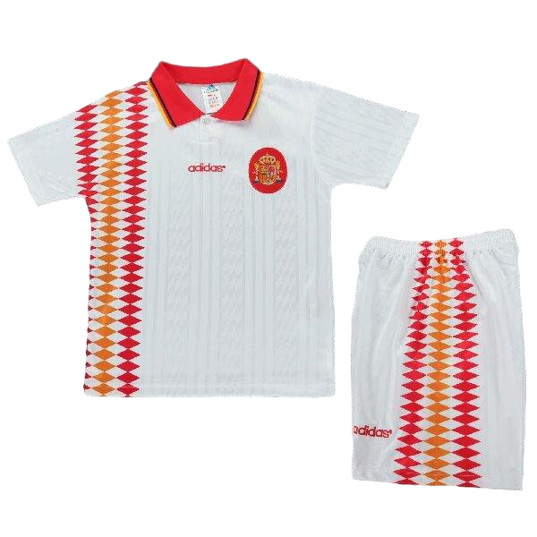 1994 Spain National Team Retro Soccer Jersey & Shorts Set