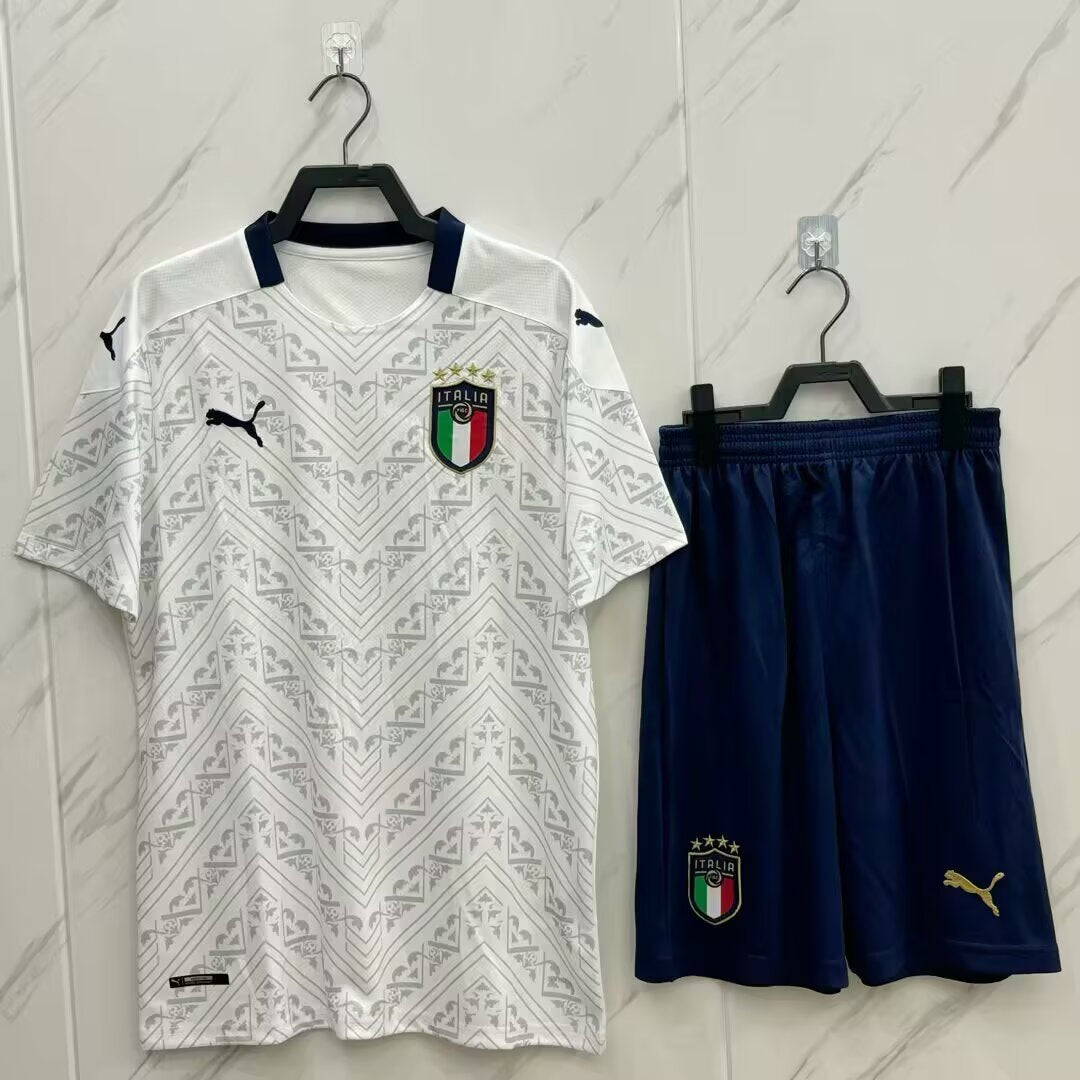 2021 白色短袖成人套装运动服球衣