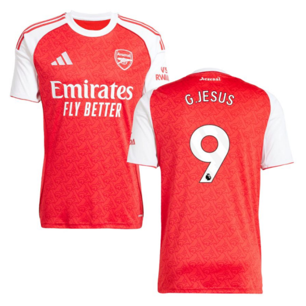 Arsenal 2025-2026 Home Jersey - Saliba