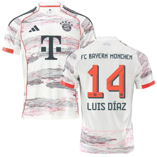 Bayern Munich Away Jersey 2025 - 2026 (Luis Diaz)