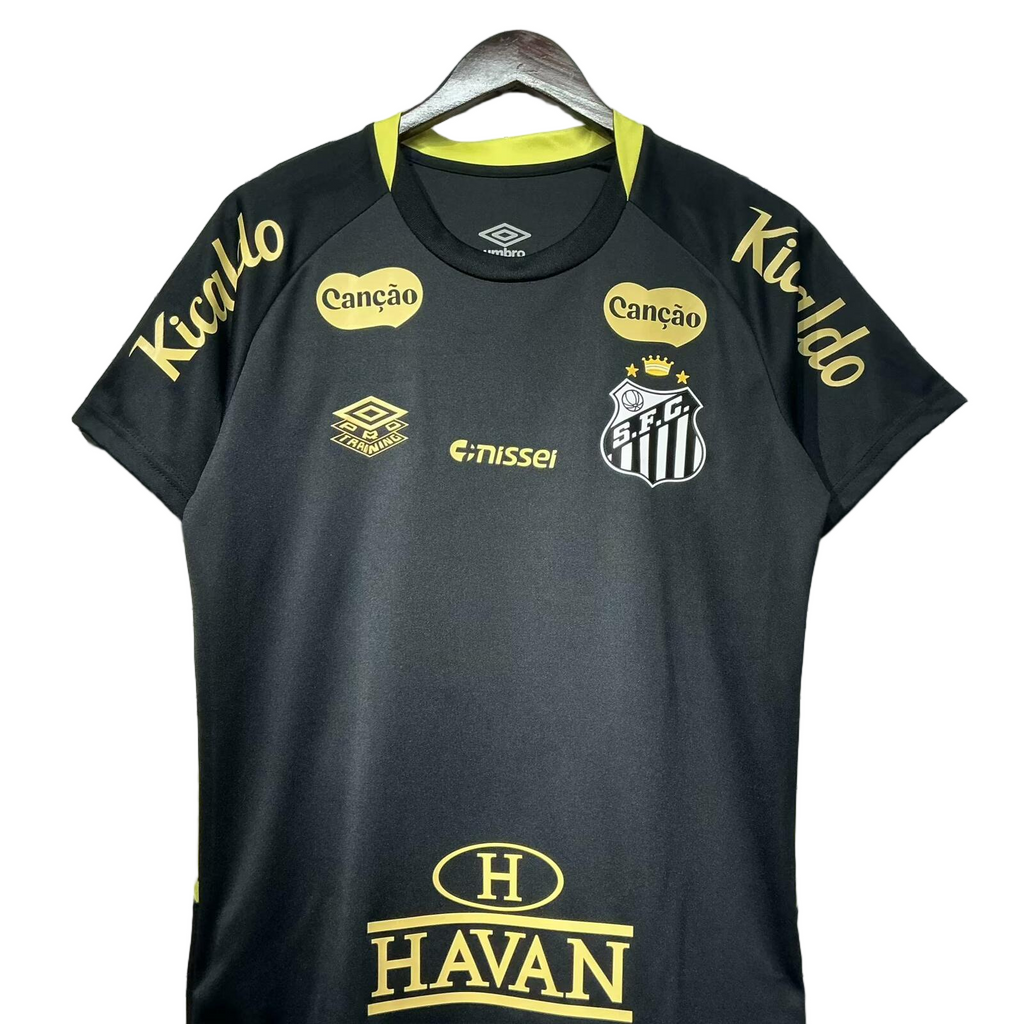 25-26 桑托斯队黑色客场球衣 内马尔 11 号 足球服球迷版 含赞助标识